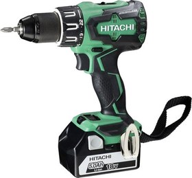 Resim HITACHI DV18DBSL Akülü Darbeli Matkap Vidalama 18 V / 5.0 Ah / 70 N 