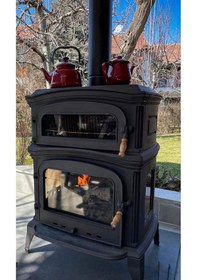 Resim Fs-034 Altara Premium Lüx 3 Camlı Kuzineli Soba 