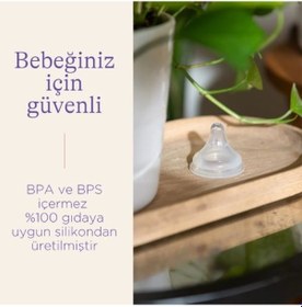 Resim Lansinoh Naturalwave 2'li Biberon Emziği Ekstra Yavaş Akışlı 0 Ay 