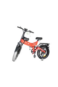 Resim TBIKE T-Bike Robust X8 250W Katlanabilir Elektrikli Bisiklet Kırmızı 
