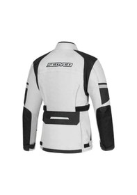 Resim Motoanl Motosiklet Kadın Montu 4 Mevsim Uzun Oxford 600-d Dayanıklı Kumaş Women Motor Mont Grey 