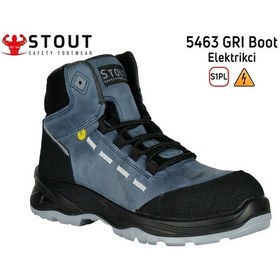 Resim Stout İş Ayakkabısı Kompozit Burunlu Epl 5463 S3 Gri - 4 