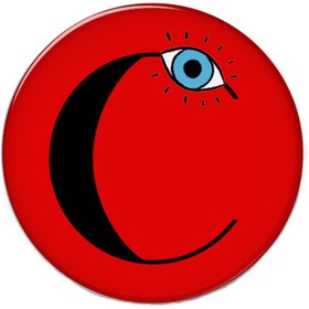 Resim hey lori - C Harfli Kırmızı Göz Desen Telefon Tutucu 