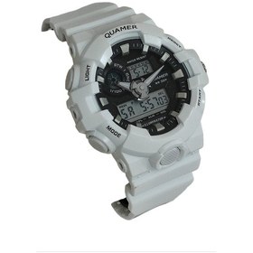 Resim Quamer Erkek Kol Saati Analog & Digital Su Geçirmez 1853 