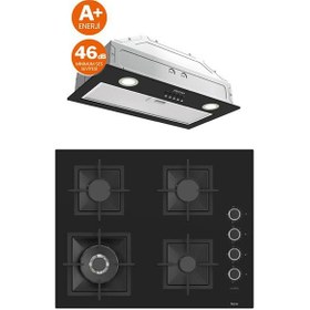 Resim Ferre Mega Plus Serisi SC405 + D050-SA 2'li Cam Ankastre Set 