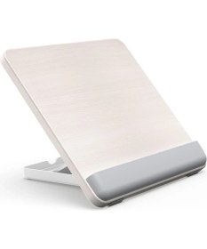 Resim Nacario Taşınabilir Dizüstü Bilgisayar Standı Bilek Koruma Pedli Aayarlanabilir Yükseklik Kaymaz Padli Dizüstü Bilgisayar Standı/tablet/kitap ve Çizim Tabletleri ile Uyumludur 