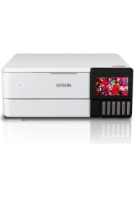 Resim Epson Ecotank L8160 A4 Fotoğraf Yazıcısı 1800 Adet Baskı Kapasitesi ile Beyaz Renkli Tarayıcı Fotokopi 