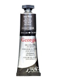 Resim Georgian Yağlı Boya Goc 38Ml Ivory Black 034 
