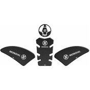 Resim Gogo Tank Pad Seti 001 Siyah-gri-karbon Mondıal 125 Drıft L 2019- 
