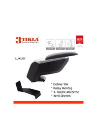 Resim Renault Express Iı 2021 Delmesiz Çelik Ayaklı Gri-siyah Kolçak Kol Dayama 