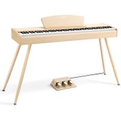 Resim Donner DDP-80 Wooden Style Dijital Piyano (Naturel Wood) 