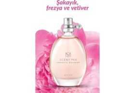 Resim Avon Scent Mix Romantic Bouquet EDT Kadın Parfüm 30 ml Şakayık ve Frezya Notalarıyla 