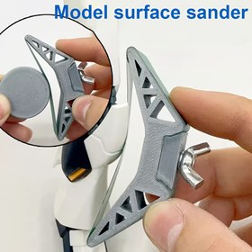Resim 1 adet Ayarlanabilir Açı Yüzey Zımpara - Dayanıklı Plastik Model Zımpara Aracı Metal Kelepçelerle, Hobi Yapımı ve Onarımı İçin İdeal, Zımpara Kağıdı Dahil Değil, Hobi El Sanatları Aracı | Ayarlanabilir Zımpara Açı | Metal Kelepçe Zımpara Aracı, Zımpara Araçları 