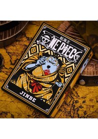 Resim Card Mafia One Piece Jinbe Premium Oyun Kağıdı Limited Edition Koleksiyonluk İskambil Kartları 