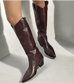 Resim runa shoes KOVBOY ÇİZME WESTERN PARLAK ÇİZME 