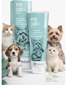 Resim Matt Malt Vita Coat Paste Kedi Tüyü Güçlendirici 