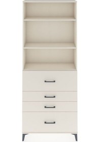 Resim Arges Dolap 3 Raflı 4 Çekmeceli 88x30x221 Aytaşı-aytaşı Aytaşı 