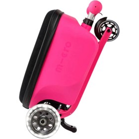 Resim Micro Scooter Luggage Junior Velcro Pink - Pembe / 2+ Yaş 