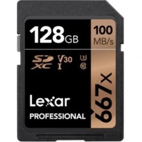 Resim Lexar 128GB 667X V30 U3 4K Sd 100MBS Hafıza Kartı 