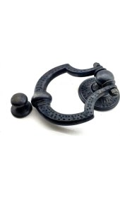 Resim Ne Lazım Bana Antika Tarz Dekoratif Pirinç Dövme Kapı Tokmağı, Taktak - 150X105 Mm, Oksit 
