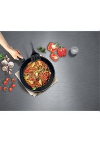Resim Tefal Titanyum 2X XL Force Wok Difüzyon Tabanlı Tava 28 CM 