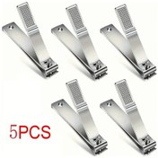 Resim Willowhaven 5 Adet Paslanmaz Çelik Kalın Tırnak Törpüsü - Klasik Düz Kenar, Kokusuz 