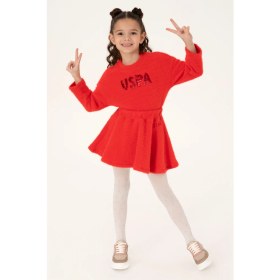 Resim U.s. Polo Assn. Kız Çocuk Kırmızı Etek (Örme) 50317958-VR030 