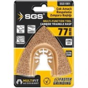 Resim Belle Fusion Bfs Sgs 1881 Karbür Zımparalama Raspalama Bıçağı 77 mm 