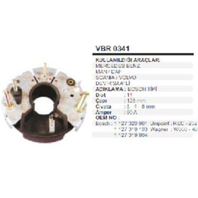 Resim Vertex DİYOT TABLASI-BT MAN-MB 17 DIOTLU - VERTEX-VBR0341 