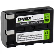 Resim Ayex Pentax, Konica Minolta, Samsung Ve Sigma İçin D-Li50, NP-400 Pil 