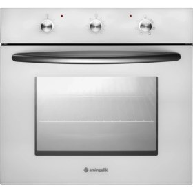 Resim Eminçelik Ec-Ao 2160 W60 62 Lt. 6 Programlı Beyaz Ankastre Fırın 