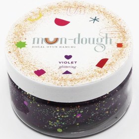 Resim Violet Glittering Doğal Oyun Hamuru 