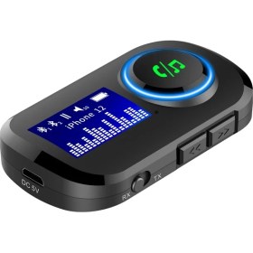 Resim ZSZH T5 2 1 Araç Bluetooth Verici Alıcısı Mp3 Çalar-Siyah (Yurt Dışından) 