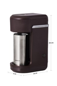 Resim Karaca Mono Walnut Brown Filtre Kahve Makinesi Karaca