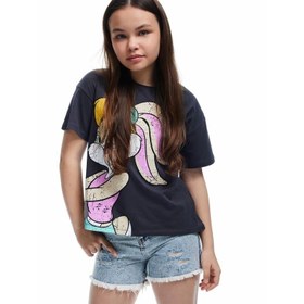 Resim Koton Pamuklu Basic Kız Çocuk Denim Şort 5SKG40036AD (5SKG40036AD) 