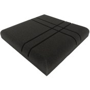 Resim Tenfowee 12 Adet Siyah Akustik Panel - 30x30x5cm Yüksek Yoğunluklu Ses Emici Yalıtım Yastığı, Duvar Dekorasyonu Ve Akustik İşlem İçin 10.1" 