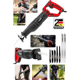 Resim Staxx Power 2800W Titanyum Motorlu Devir Ayarlı Tilki Kuyruğu 7 Bıçaklı Ahşap Metal Kemik Kesme Makinesi 