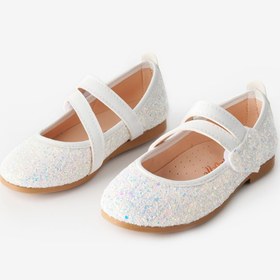 Resim Le Mabelle Beyaz Kalp Cırtlı Kız Çocuk Ayakkabı 