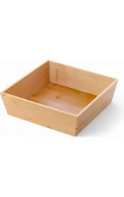 Resim Hype Store Bambu Lüx Kare Orta Boy Ekmeklik-Meyvelik 19CM, Bambu Ekmeklik Kare Orta Boy 19CM 