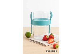 Resim Hepta Collection Müsli ve Granola Kapsülü, 1100 ml Sızdırmaz Yoğurt Kabı, Take And Go Kaşıklı Granola Kabı, Pratik ve 