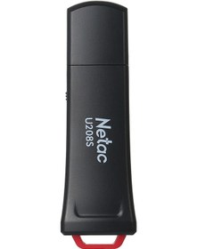 Resim Leezsing Netac U208s 16gb Usb 2.0 Taşınabilir Bellek, Yazma Korumalı Ve Hata Silme Önleyici, Siyah 