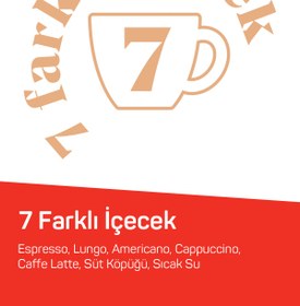 Resim Arzum OK0047 Okka Barista Compact Otomatik Espresso Makinesi,Süt Hazneli,7 Farklı İçecek,15Bar Basınç,Krom 