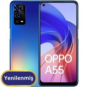 Resim Oppo A55 Yenilenmiş TR Garanti | 128 GB 4 GB Mavi 