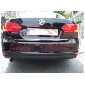 Resim Volkswagen Jetta Krom Bagaj Alt Çıta Formlu 2011-2014 Paslanmaz Ç N11.4822 