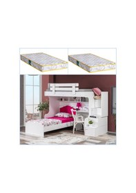 Resim Setaymobilya Ranza, Su Ranza Karyola Çalışma Masası + 2 Comfort Yatak 