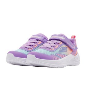 Resim Skechers Microspec Advance Oasis Point Kız Çocuk Mor Günlük Ayakkabı 