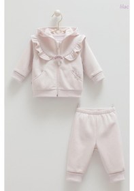 Resim Kız Bebek 3'lü Takım Car-2168 Lila 