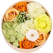 Resim Leezsing Tebrik Kartı İle Sabun Gül Çiçek Kutusu Yapay Sahte Gül Çiçeği Sonsuza Dek Kokulu Anneler Günü Sevgililer Günü Düğün Festivali Yıldönümü İçin 