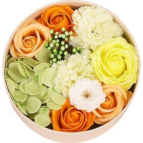 Resim Leezsing Tebrik Kartı İle Sabun Gül Çiçek Kutusu Yapay Sahte Gül Çiçeği Sonsuza Dek Kokulu Anneler Günü Sevgililer Günü Düğün Festivali Yıldönümü İçin 