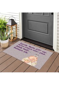 Resim Mutluyduk Oysa Kapı Önü Paspas Lovebug-t 